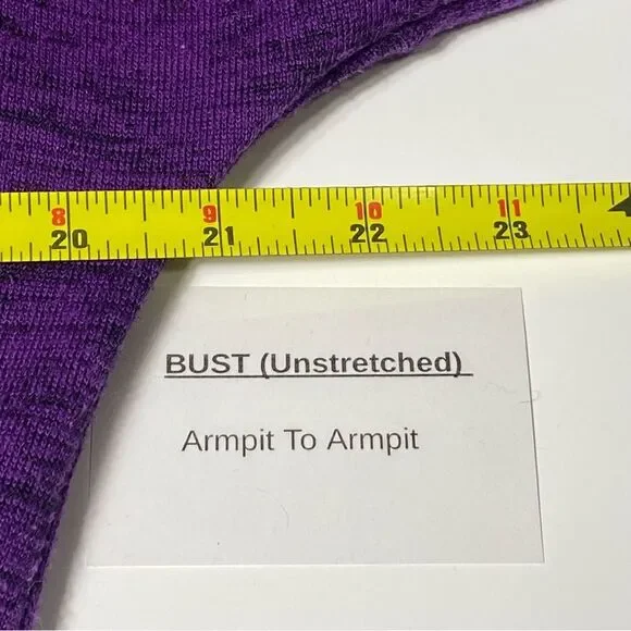 Athleta Heathered Purple Full Zip Hoodie W/ Thumbholes Women's Size Small - Picture 7 of 16